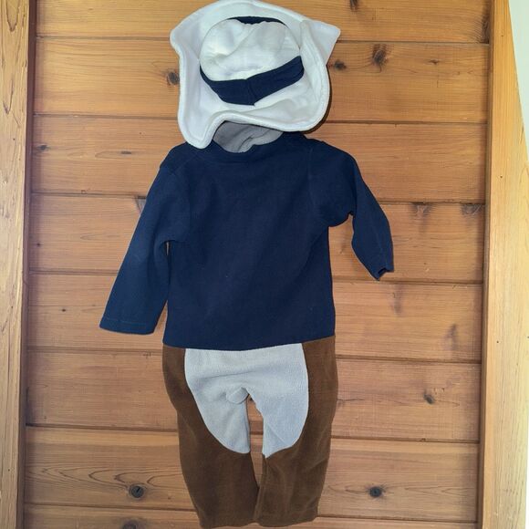 Dallas Cowboys Toddler Costume Dress up Outfit with Removable Hood Hat 12 Months - Picture 7 of 8